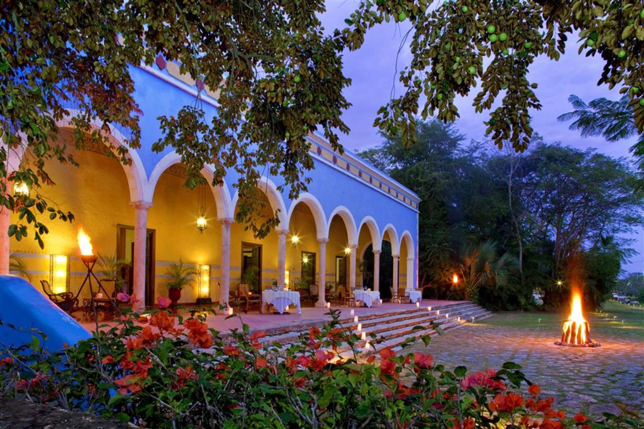 מלון Hacienda Santa Rosa De Lima מסעדה תמונה
