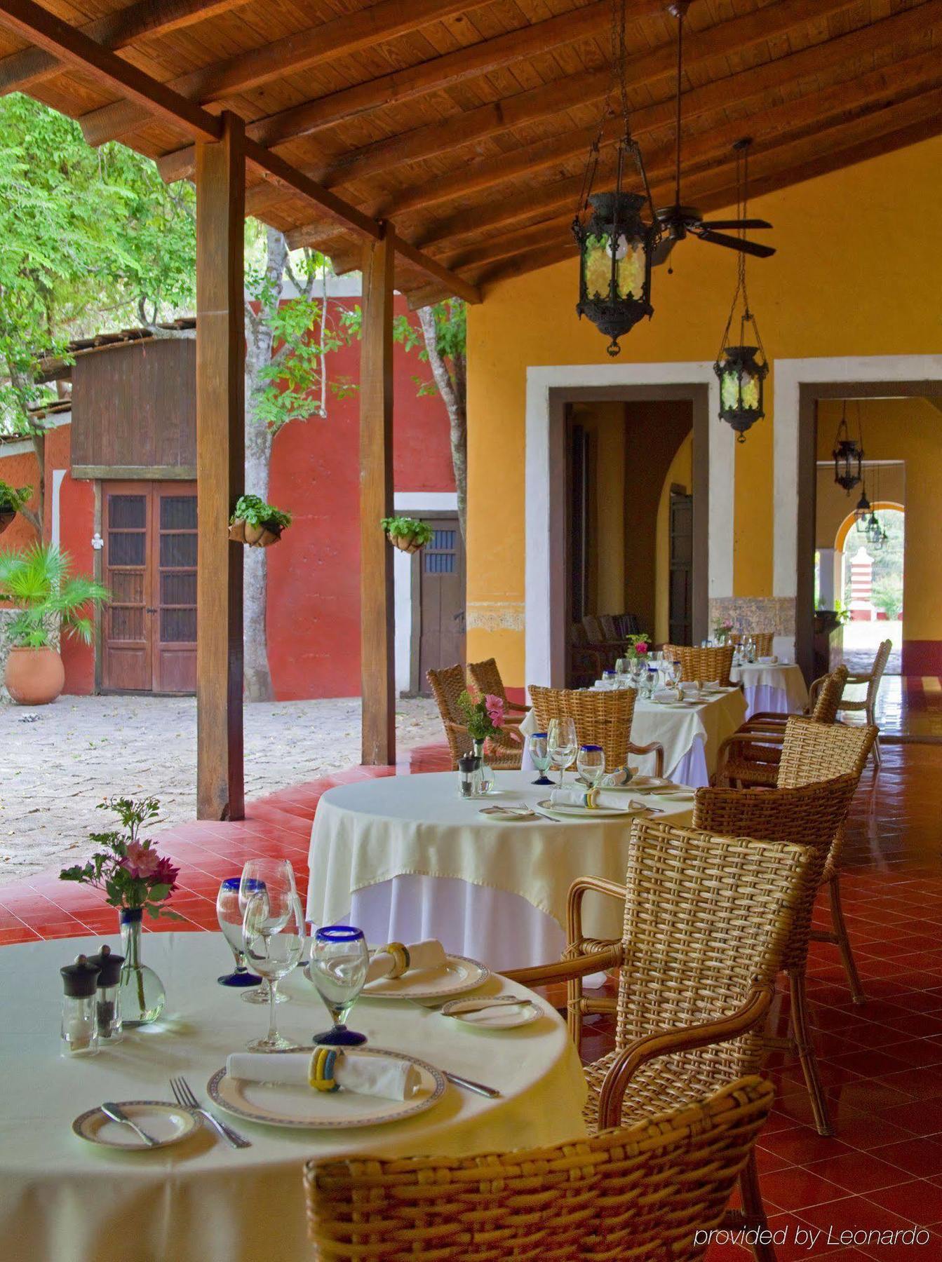 מלון סנטה רוסה Hacienda Santa Rosa מסעדה תמונה